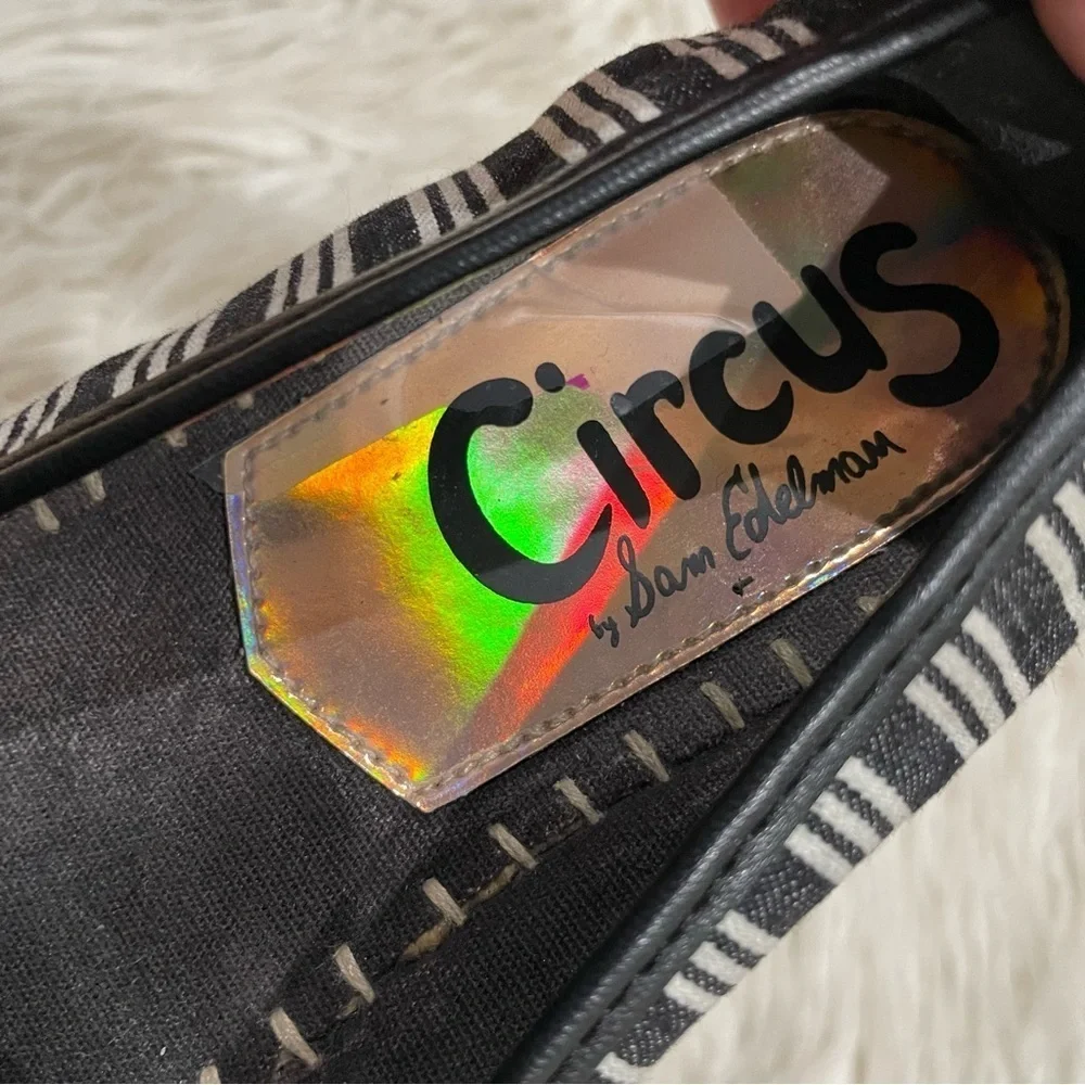 CIRCUS by Sam Edelman Leni-29 Beyonce Boy Bye Striped Espadrille Flats EUC 7.5